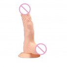 Великий реалістичний фалоімітатор із силікону, водонепроникний photo 3