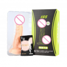 Великий реалістичний фалоімітатор із силікону, водонепроникний photo 2