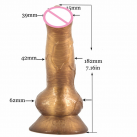 Фаллоимитатор реалистичный Волк 182*42 мм photo 1