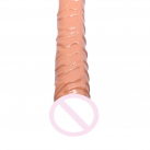 Двойной реалистичный большой фаллоимитатор, 17.7 Дюймов photo 5