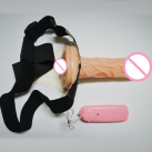 Страпон на ремешках с реалистичным фаллосом и вибрацией photo 3