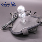 Страпон на ремешках с металлической насадкой и электростимуляцией photo 5