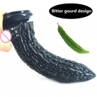 Фаллоимитатор большой. Силикон. Черный. photo 3