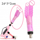 Фаллоимитатор анальный двойной с шариками, выдвижной photo 2