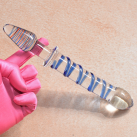 Фаллоимитатор стеклянный с 2 головками Pyrex  photo 6