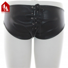 Трусики с низкой посадкой. Кожа. Со шнуровкой. photo 1