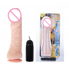 Реалистичный фаллоимитатор на присоске с вибрацией, цвет телесный photo 1
