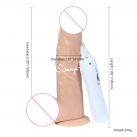 Фалоімітатор. Реалістичний. Силікон. З вібрацією. 6 режимів. photo 6