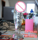 Фаллоимитатор. Стекло. 18х6 см. photo 3