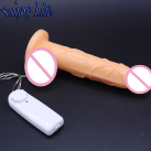 Реалістичний силіконовий фалоімітатор на присосці з вібрацією photo 6