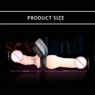 Эластичный страпон на ремнях Baile  photo 2