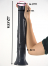 Фаллоимитатор гигант. Реалистичный. Силикон. 43 см. photo 1