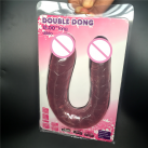 Двойной реалистичный фаллоимитатор, 38 см photo 1