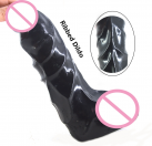 Фалоімітатор ребристий. Силікон. photo 2