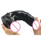 Фалоімітатор ребристий. Силікон. photo 1