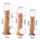 Реалистичный большой фаллоимитатор из мягкого силикона, 8.5 дюймов photo 1