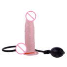 Надувний реалістичний фалоімітатор BAILE з насосом photo 2