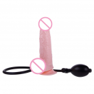 Надувний реалістичний фалоімітатор BAILE з насосом photo 3