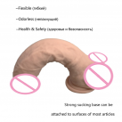 Величезний реалістичний фалоімітатор із силікону на сильній присосці photo 4