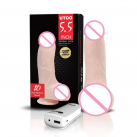 Фалоімітатор. Реалістичний. Силікон. З вібрацією. USB. photo 3