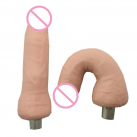 Фаллоимитатор реалистичный автоматический Thrusting Sex Machine, 18*3-5 см  photo 3