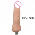 Фаллоимитатор реалистичный автоматический Thrusting Sex Machine, 18*3-5 см  photo 4