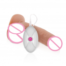 Великий реалістичний фалоімітатор із силікону з вібрацією, 7.5 дюймів photo 3