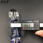 Фаллоимитатор стеклянный анальный ZCZ  photo 5