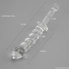 Стеклянный фаллоимитатор Crystal Clear, прозрачный photo 4