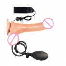 Фалоімітатор. Реалістичний. Силікон. На присоску. Вібраційний. photo 3