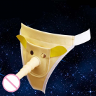 Розовый страпон с гибким фаллосом photo 3