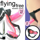 Двойной страпон JZM с вибрацией из силикона photo 2