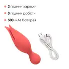 Подвійний вібратор точки G із язичками для клітора Svakom Siren Coral photo 4