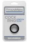 Ерекційне кільце Doc Johnson Titanmen Tools - Cock Ring - Black photo 2