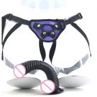 Фаллоимитатор-страпон изогнутый с ремнями photo 3