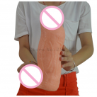 Очень большой силиконовый дилдо photo 1