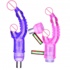 Фаллоимитатор с двойной головкой для секс машины E5-2-51 photo 4