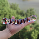 Фаллоимитатор анальный стеклянный с 2 головками Pyrex photo 1