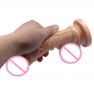 Фалоімітатор величезний. Реалістичний. Силікон. На присоску. photo 1