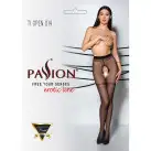 Колготки с открытым доступом, имитация чулок TIOPEN 014 black 5 (20 den) — Passion photo 5