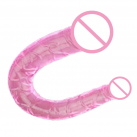 Двойной фаллоимитатор из мягкого силикона, 30 см photo 5