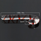 Фаллоимитатор стеклянный с 2 головками, 9 дюймов photo 5