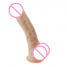 Великий реалістичний фалоімітатор із гнучкого силікону, 24х5.5 см photo 4