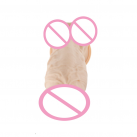 Великий реалістичний фалоімітатор із гнучкого силікону, 24х5.5 см photo 6