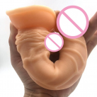 Фаллоимитатор реалистичный мягкий с присоской 20 см photo 5