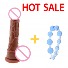 Реалистичный фаллоимитатор водонепроницаемый на присоске photo 5