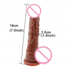 Реалистичный фаллоимитатор водонепроницаемый на присоске photo 6