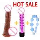 Реалистичный фаллоимитатор водонепроницаемый на присоске photo 2