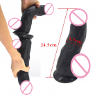 Фалоімітатор величезний. Реалістичний. Силікон. На присоску. photo 2