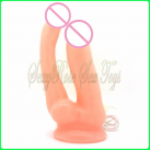 Двойной фаллоимитатор BAILE с вибрацией photo 3